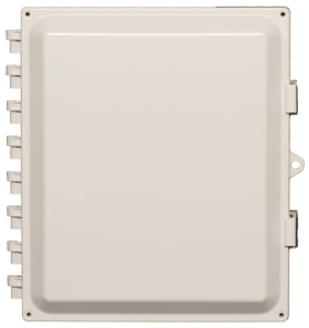 AccelTex ATS-00274 14x12x6 Solid Latch Enclosure & Integrated 4 Lead 3/4 DBi RPSMA Omni