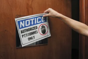 Accuform DTA116 Wall-Mount Sign Holders