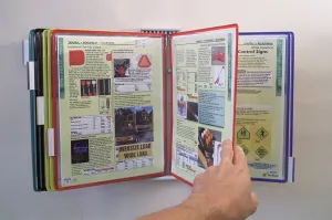 Accuform DTR120 Wall Mount Flip View Organizer