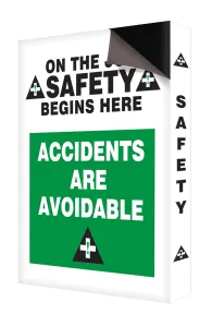 Accuform EDP712 Magnetic Visual Edge Backboard Starter Set