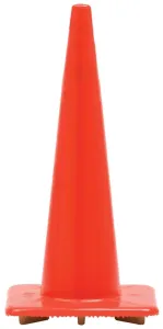 Accuform FBC221 Traffic Cones: Slim (All Red/Orange)