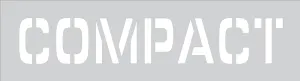 Accuform FMS281 Safety Stencil: Compact