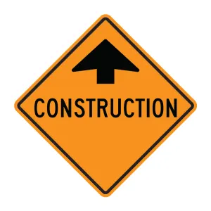 Accuform FRC202HP Temporary Condition Sign: Construction