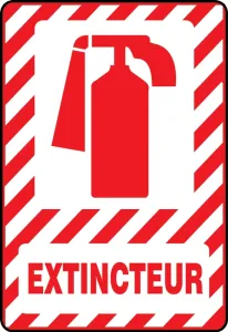 Accuform FRMFXG419VP Safety Sign: Fire Extinguisher