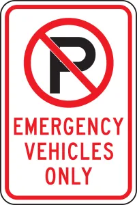 Accuform FRP147RA No Parking Signs
