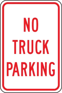 Accuform FRP148RA No Parking Signs