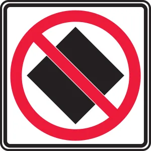 Accuform FRR017HP TRAFFIC SIGN - NO DANGER GOODS