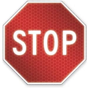 Accuform FRR048 Traffic Sign: Stop