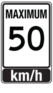 Accuform FRR20850RA SPEED SIGN