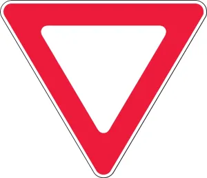 Accuform FRR379DP Safety Sign: Yield