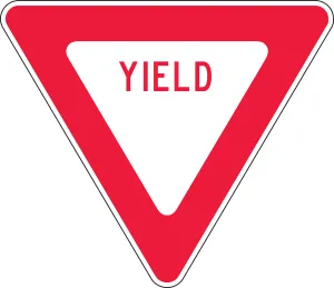 Accuform FRR426HP Traffic Signs: Yield