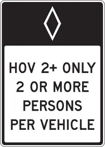 Accuform FRR663DP HOV Sign