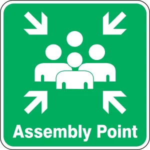 Accuform FRR923RA Safety Sign: Assembly Point