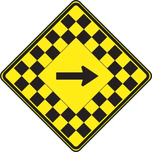 Accuform FRW309RA WARNING SIGN - ARROW