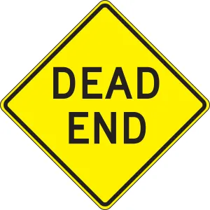 Accuform FRW417DP Lane Guidance Sign: Dead End