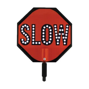 Accuform FSP192 Paddle Signs: 18-in. LED Paddle Sign