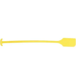 Accuform HRM189YL 8" x 8" Shadow Board Tools: Mixing Paddle Scrapers Yellow Rigid Plastic