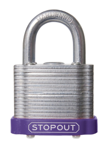 Accuform KDL966PR STOPOUT Laminated Steel Padlocks