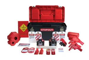 Accuform KSB021 STOPOUT Lockout Kit: Ultimate Lockout Kit
