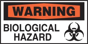 Accuform LBHZ002VSP OSHA Warning Safety Label: Biological Hazard