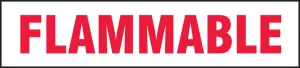 Accuform LCHL573VSP Safety Label: Flammable