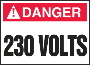 Accuform LELC551VSP Electrical Safety Labels