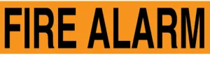 Accuform LELC597 Voltage Marker: Fire Alarm