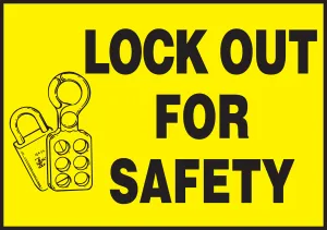 Accuform LLKT427 Lockout / Tagout Safety Labels