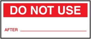 Accuform LPC846 Production Control Labels: Do Not Use