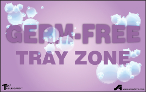 Accuform LPM341P Tray Table-Gard Disposable Mats