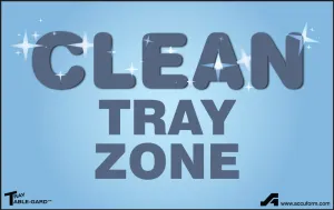 Accuform LPM342X Tray Table-Gard Disposable Mats