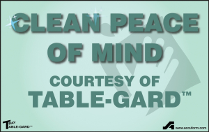 Accuform LPM344P Tray Table-Gard Disposable Mats