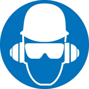 Accuform LSGM2244 ISO Safety Label - Mandatory - 2003/2011