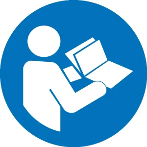 Accuform LSGM4054 ISO Safety Label - Mandatory - 2003/2011