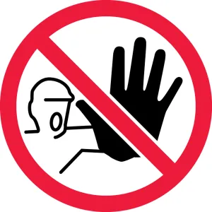 Accuform LSGP6774 ISO Prohibition Safety Label: No Access - 2003/2011