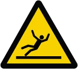Accuform LSGW1232 ISO Warning Safety Label: Slippery Surface (2011)