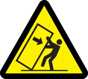 Accuform LSGW1244 ISO Safety Label - Warning - 2003/2011