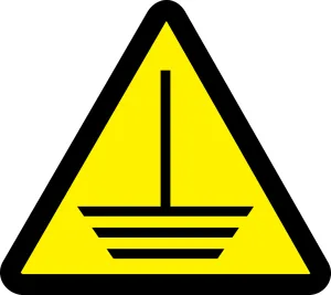 Accuform LSGW1704 ISO Warning Safety Label: Electric Ground Hazard - 2003/2011