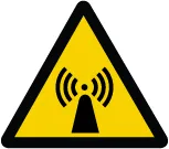 Accuform LSGW1764 ISO Warning Safety Label: Electro Magnetic Hazard (2011)