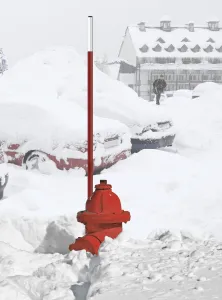 Accuform MFH836RD Fire & Emergency: Reflective Hydrant Markers