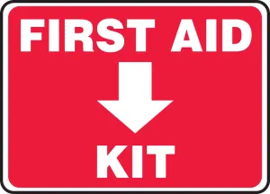 Accuform MFSD506XL Safety Sign: First Aid Kit
