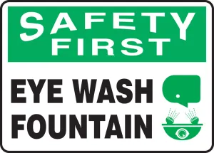 Accuform MFSD906XP First Aid Sign