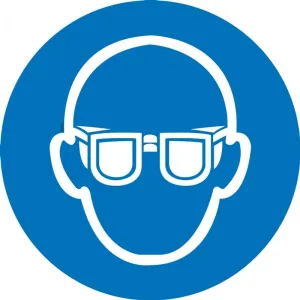 Accuform MISO101VA ISO Mandatory Safety Sign: Wear Eye Protection (2011)