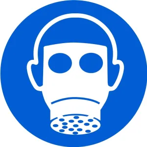 Accuform MISO113VP ISO Mandatory Safety Sign: Wear Respiratory Protection (2011)