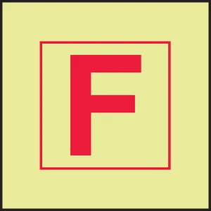 Accuform MLMR951GE IMO Fire Control Equipment Sign: Fire Station