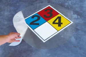 Accuform MNFPAFS10 NFPA Placard Floor Kits