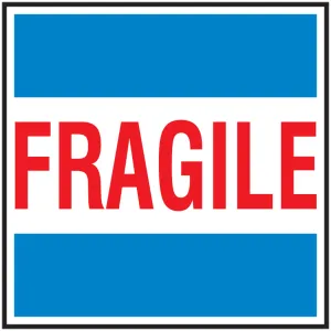 Accuform MPC101 International Shipping Label: Fragile