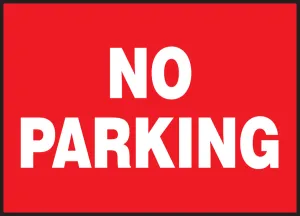 Accuform MPCR505 Lite-Corr Plastic Sign: No Parking