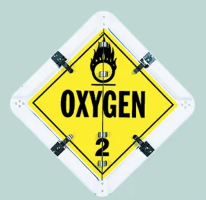 Accuform MPF401 Standard Legend Flip Placard: 4-Legend