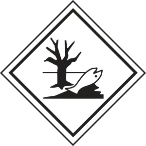 Accuform MPL907VS25 DOT Placard: Marine Pollutant